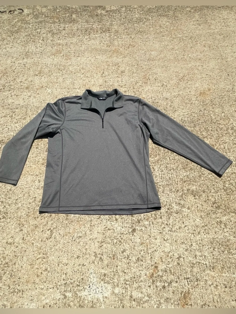 The North Face‎ Men's XXL Pullover Lightweight Quarter-Zip Shirt Jacket Dk Gray